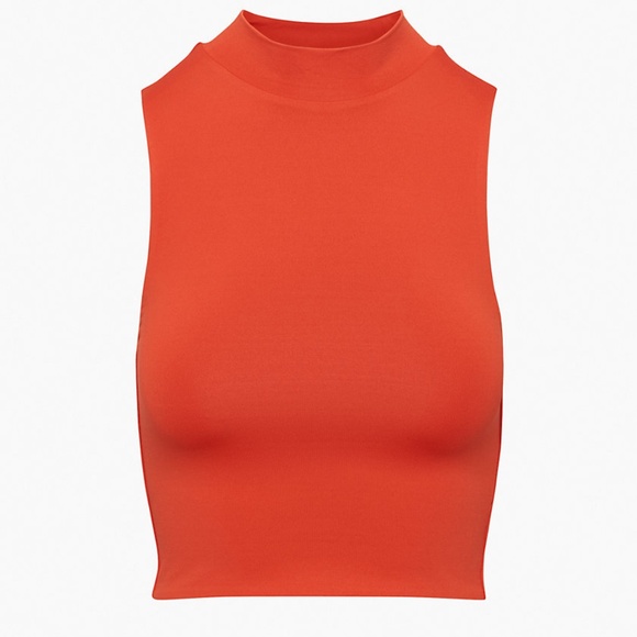 Aritzia Tops - Babaton Contour Mockneck Tank Flambeau Red Size small